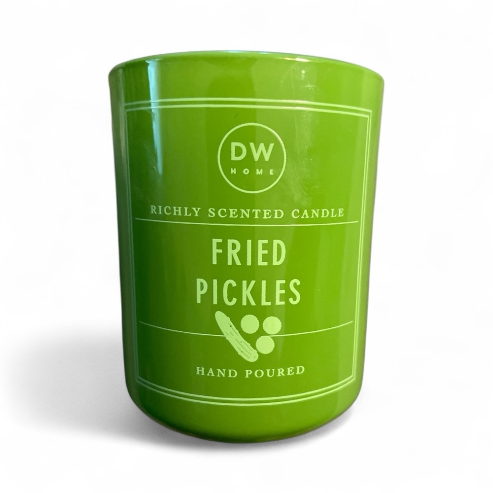 DW Home Fried Pickles Mini Candle 3.8oz Novelty Single Wick Candle